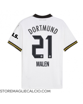 Borussia Dortmund Donyell Malen #21 Maglia Gara Terza Repliche 2024-25
